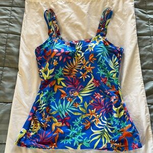 Tankini bathing suit top, size S